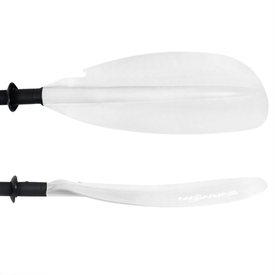 Paddle de kayak en aluminium léger WOOWAVE 2 pièces de rames pour la pagaie en douceur