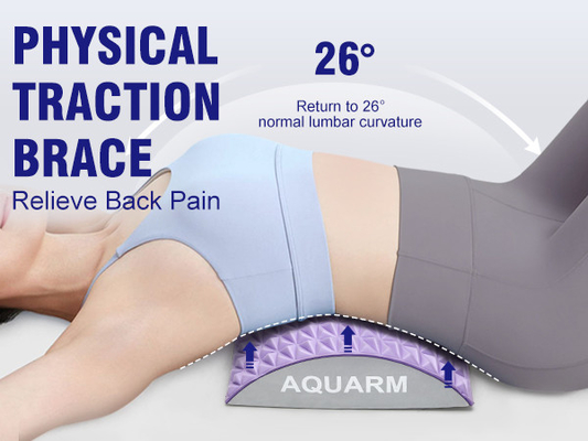 Woowave Violets bas du dos étendue pour le massage oreiller TPE dire au revoir à la douleur au dos
