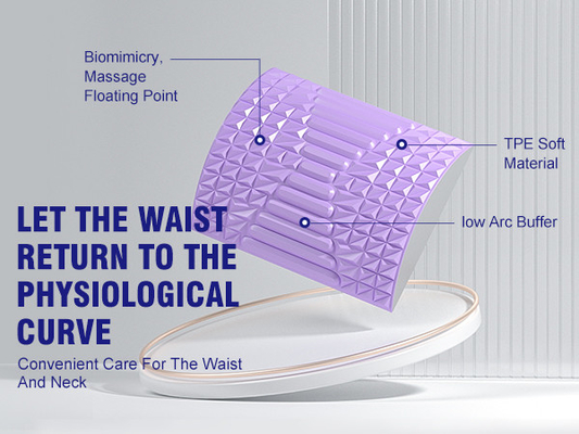 Woowave Violets bas du dos étendue pour le massage oreiller TPE dire au revoir à la douleur au dos