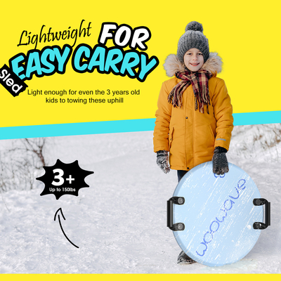 Améliorez vos activités hivernales avec notre traîneau de neige Longueur 53 cm Poids du pilote 130-150lbs