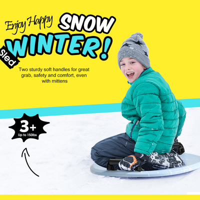 Améliorez vos activités hivernales avec notre traîneau de neige Longueur 53 cm Poids du pilote 130-150lbs