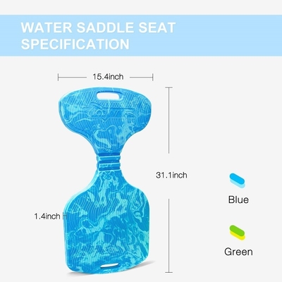 Séances flottantes pour piscine bleue 31.1*15.4*1.4' selle en mousse EVA pour adultes et enfants