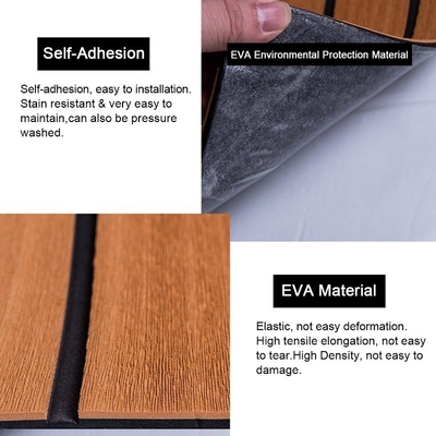 Plancher de bateau de style moderne sur mesure ultra-légère anti-dérapant EVA mousse tapis
