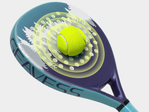 12Raquettes de tennis à padel en fibre de carbone avec EVA Memory Flex Foam Core et poignée en mousse