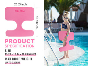 WOOWAVE OEM Water Saddle Floating Kick Board Enfants EVA Plume planche de natation pour l' entraînement