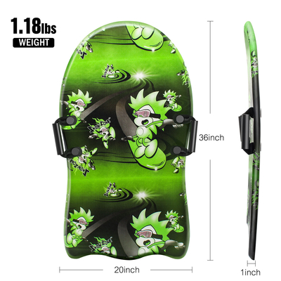 PE Core 36 pouces mousse de traîneau de neige pour les enfants léger et 1,18lbs poids de la planche