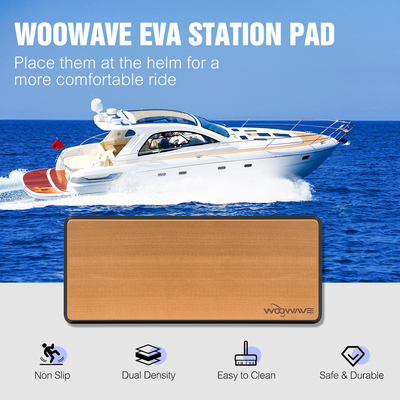 Tapis d'adhérence de pont Pad de station imperméable à l'eau avec 45-60 degrés Dureté et surface personnalisée