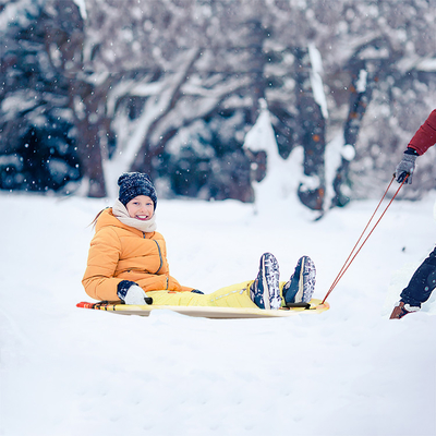 Découvrez la joie de la neige avec Woowave Lightweight PE Core Foam Sled Kids Snowboard