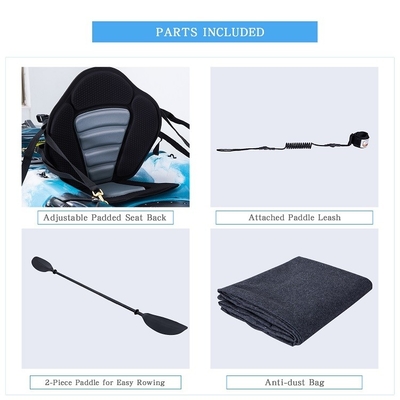 WOOWAVE 2.7M Kayak professionnel OEM / ODM Kayak pour une seule personne Kayak canoë avec détails du colis