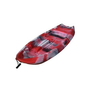 Kayak à pédales pour 1 personne avec gouvernail et laisse