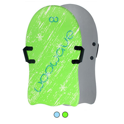 3 &quot; Woowave Durable Green Adult Snow Ski Sled Meilleures traîneaux de neige en mousse pour enfants et adultes 1&quot; épaisseur de planche