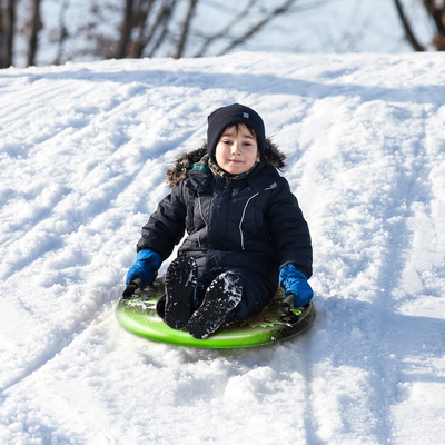Ski super léger en mousse Woowave de 21 pouces avec noyau PE et 2 poignées molles douces
