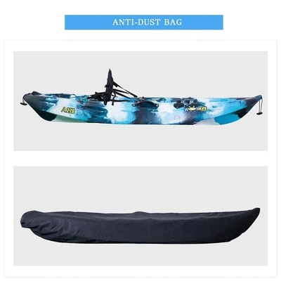 Unisexe Woowave Paddle de kayak en plastique à un seul siège pour la pêche et le canoë
