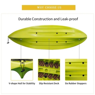 Kayak de pêche gonflable personnalisable pour les aventures en solo camouflé ou personnalisé