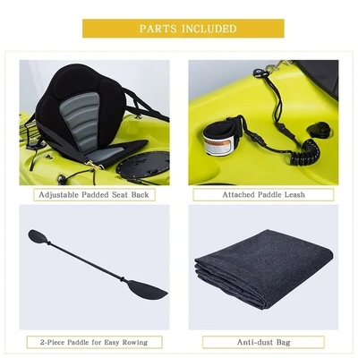 Kayak de pêche gonflable personnalisable pour les aventures en solo camouflé ou personnalisé