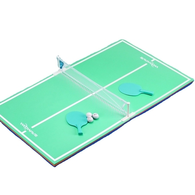 Table de tennis avec plateau de table de ping-pong EVA en couleur verte