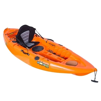 270*78*40cm HDPE plastique transparent Canoë/Kayak pour les sports nautiques et la pêche en mer