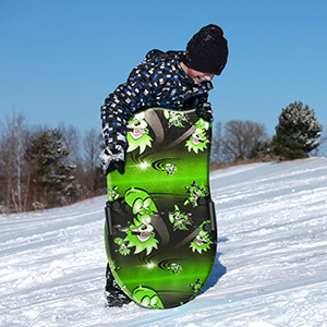Poids du coureur 180-200lbs 36 pouces Durable XPE mousse de neige traîneau pour les sports d'hiver en plein air