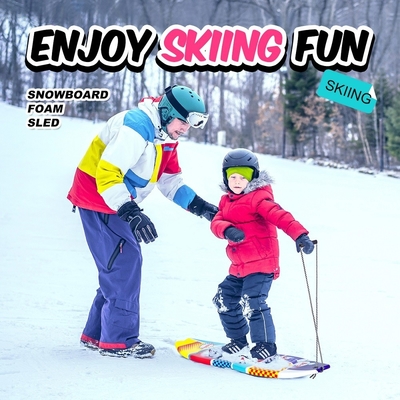 Traîneau de neige XPE Traîneau de Noël Traîneau de neige en mousse Traîneaux de neige pour enfants Activité hivernale amusante et sûre
