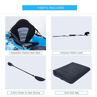 Kayak en plastique LLDPE unique Canoë de pêche Paddle Ocean Kayak pour une performance inégalée