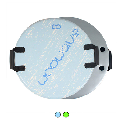Green PE Foam Core Snowboard rond de 21 pouces pour les enfants en hiver