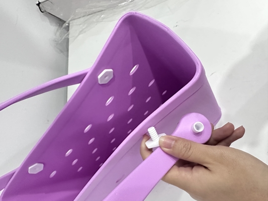 Sac de plage EVA pour l'été Sac de plage personnalisé de grande capacité en silicone durable