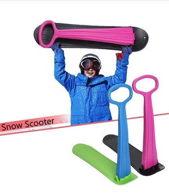 Scooter à traîneau de neige en plastique planche à neige pliable pour les sports d'hiver Taille 36 * 32 * 10 pouces