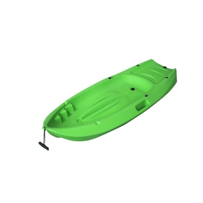 Assis sur le dessus Kayak bateau Canoë Pêche bateau à rames pour enfants Porteur de canne à pêche Couleurs bleues