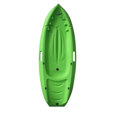 Assis sur le dessus Kayak bateau Canoë Pêche bateau à rames pour enfants Porteur de canne à pêche Couleurs bleues