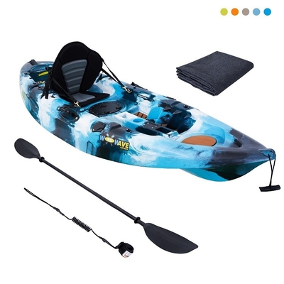 130 kg/287 lbs Capacité de charge WOOWAVE 2,7 m Canoë/Kayak en plastique pour les lacs et les rivières