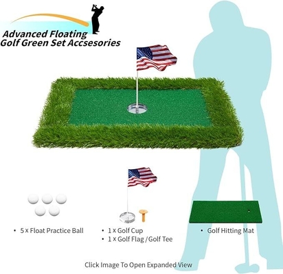 Transformez votre piscine en un terrain de golf avec Woowave EVA Floating Green Mat