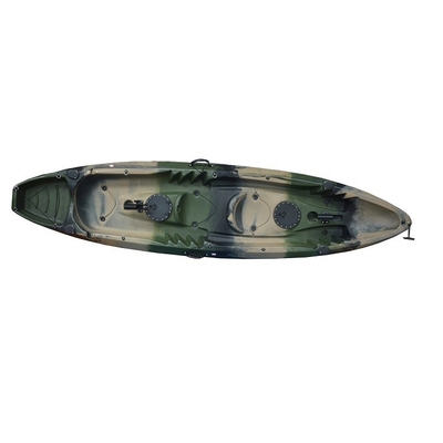 Canoë/kayak double avec support de canne à pêche camouflé ou sur mesure