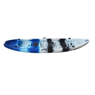 Pas de siège double gonflable assis sur le dessus pagaie pêche canoë kayak bateaux à rames à Woowave