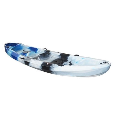 Pas de siège double gonflable assis sur le dessus pagaie pêche canoë kayak bateaux à rames à Woowave
