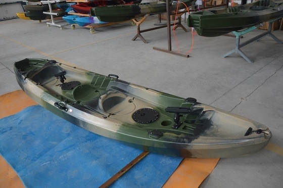 Pas de siège double gonflable assis sur le dessus pagaie pêche canoë kayak bateaux à rames à Woowave