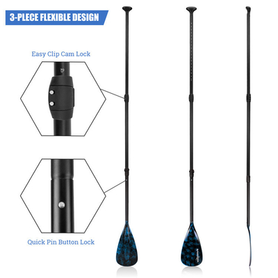 Paddling sans effort sur les lacs et les rivières gonflables Stand Up Paddle Surf avec une lame en nylon