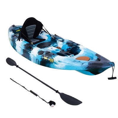 WOOWAVE Camouflage Kayak en plastique pour une seule personne