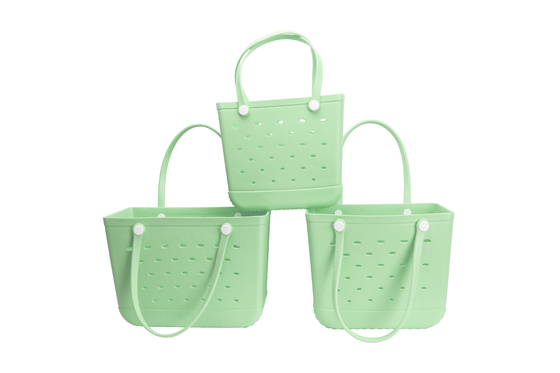 EVA sac de plage pour la piscine amusant Woowave caoutchouc femmes enfants petit sac de rangement Bogg