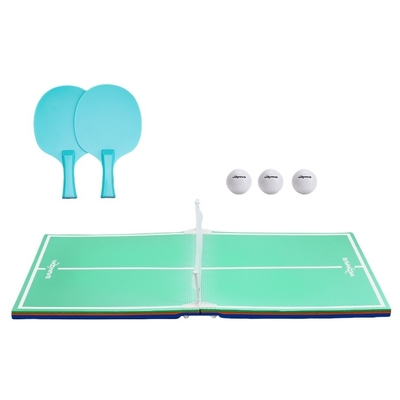 OEM Logo 2024 Water Play Game Set Float EVA Tables de ping-pong Tennis pour le plaisir de la piscine extérieure