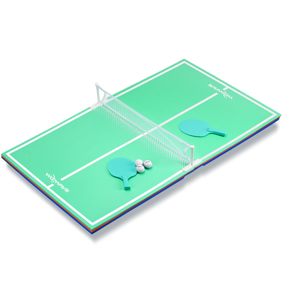 Tableau de piscine flottant Tableau de tennis de style mobile Tableau de plateau de ping-pong EVA vert