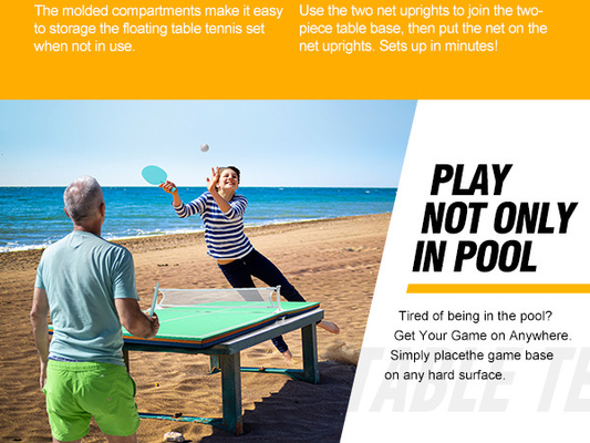 EVA jeu de tennis de table flottant pour la piscine