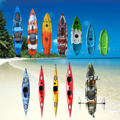 Assis en plastique sur un kayak pour la pêche en mer NON gonflable 270*78*40 cm Facile à transporter