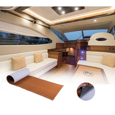 Décoration de bateaux non glissants en EVA de qualité marine avec revêtement de sol en mousse sur mesure et adhésifs 3M