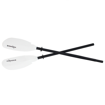Paddle de kayak en aluminium léger WOOWAVE 2 pièces de rames pour la pagaie en douceur
