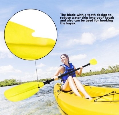 Logo de soie légère 2 pièces Paddle en fibre de carbone pour les lacs rivières Woowave réglable