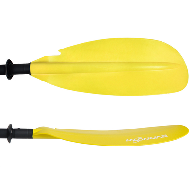 Logo de soie légère 2 pièces Paddle en fibre de carbone pour les lacs rivières Woowave réglable