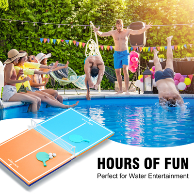 Accessoires inclus Woowave Tenis de table flottant pour la fête de la piscine Set de jeu amusant à l'eau