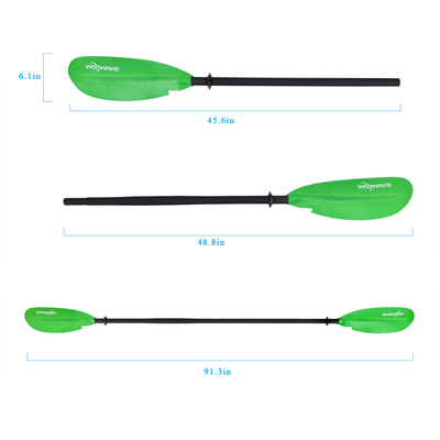 Paddles de kayak réglables unisexes pour les excursions de pêche et de plaisance