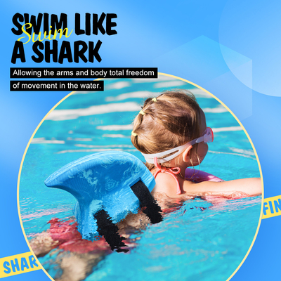 Blue EVA Float Produit débutant Kick Board Animatrice de natation avec ceinture réglable
