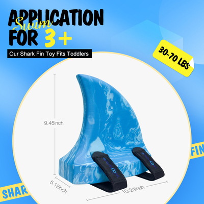 Blue EVA Float Produit débutant Kick Board Animatrice de natation avec ceinture réglable